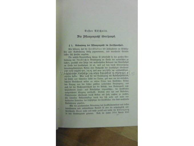 Erster Abschnitt: Die Pflanzenzucht überhaupt