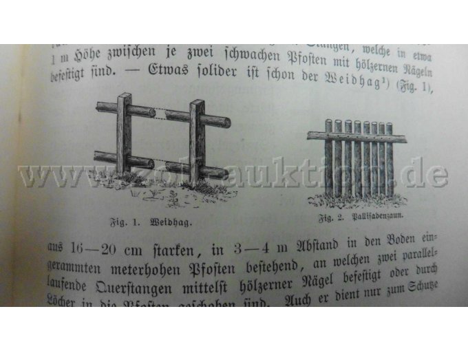 Bild Hölzerne Einfriedungen