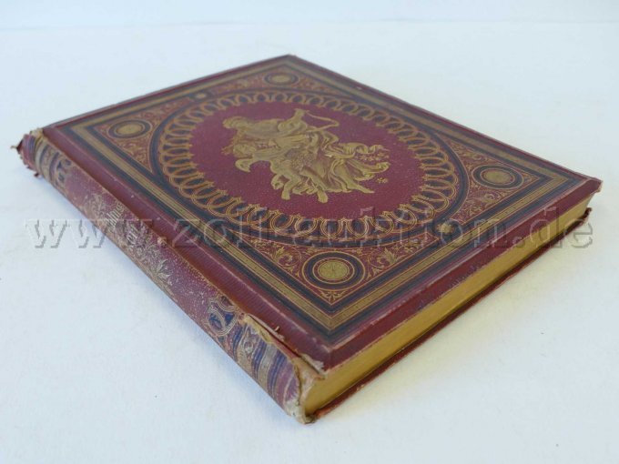 Buchrücken ober- und unterhalb beschädigt/ausgefranzt