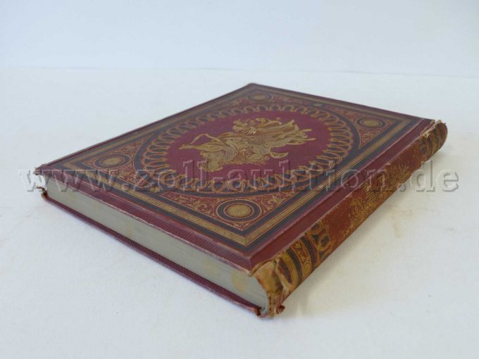 Buchrücken ober- und unterhalb beschädigt/ausgefranzt