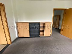 Schrank aus Buche und Glas