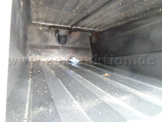 Auffangbehälter von innen