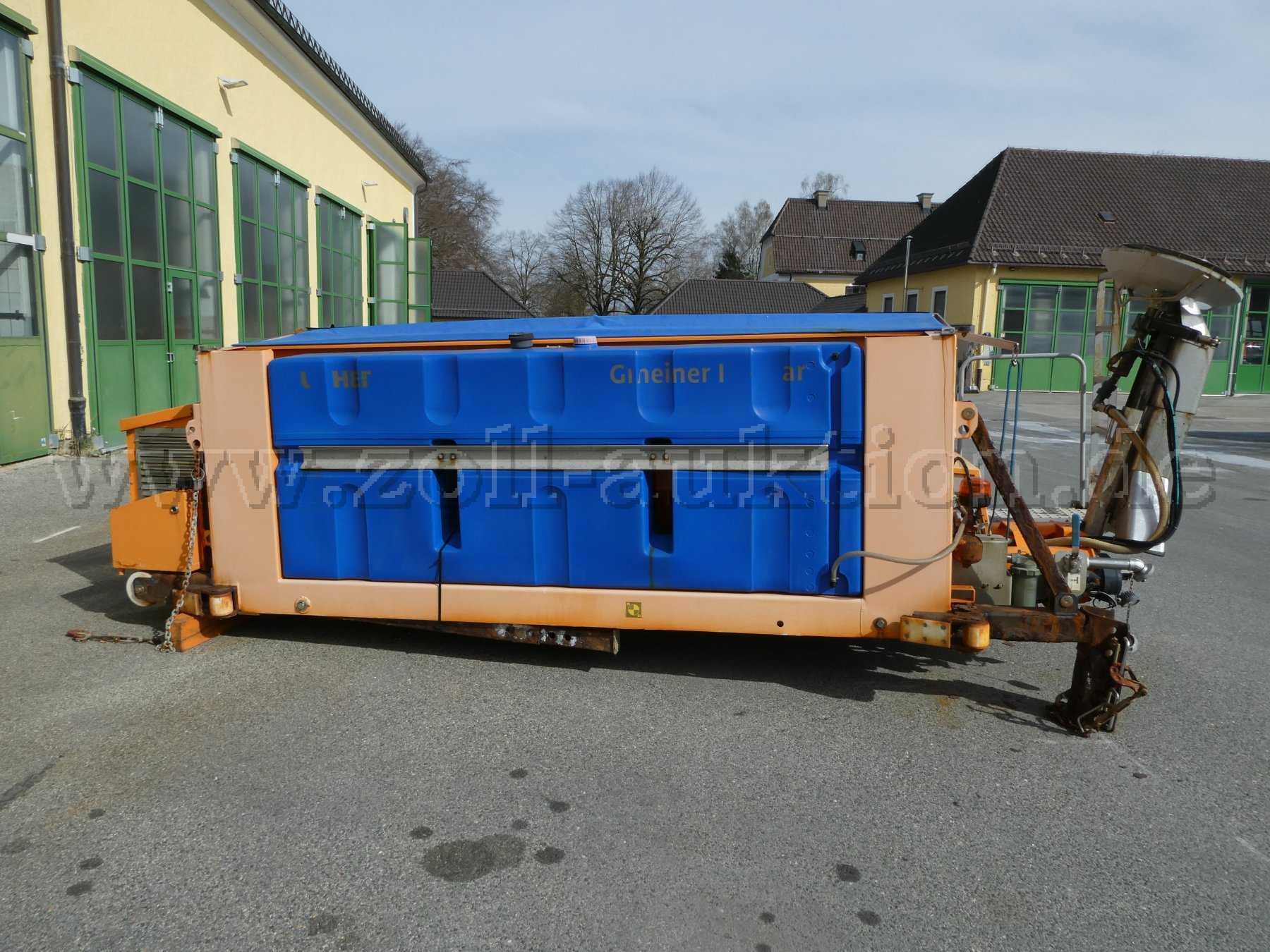 Bucher Lkw - Salzstreuautomat: Ansicht von links
