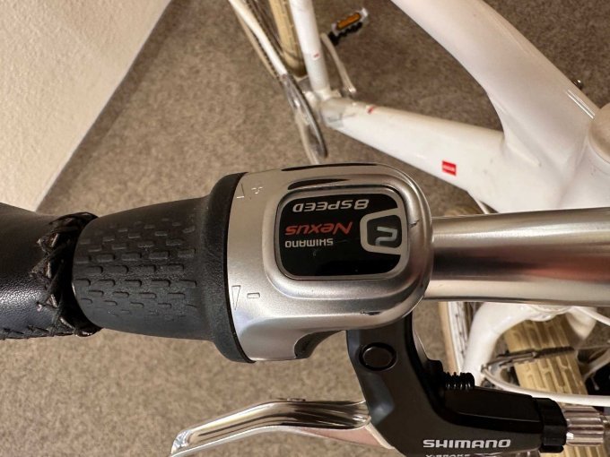 Fahrrad Bulls Sturmvogel Detailansicht Handschaltung