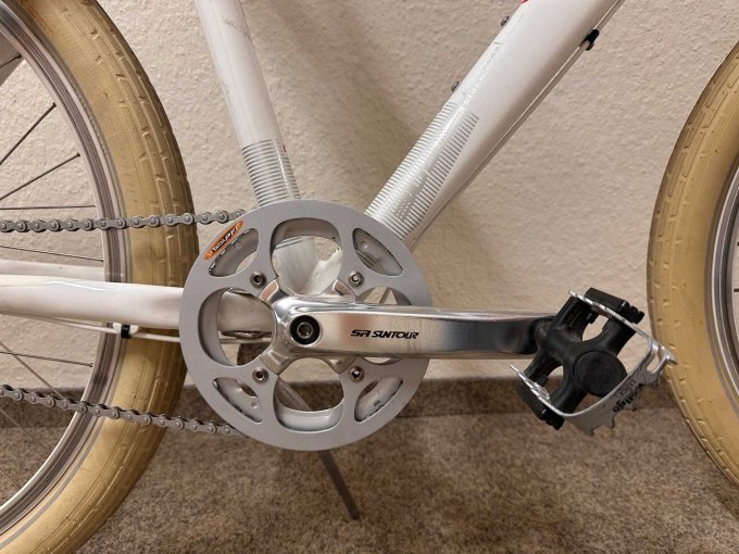 Fahrrad Bulls Sturmvogel Zahnkranz mit Tretkurbel