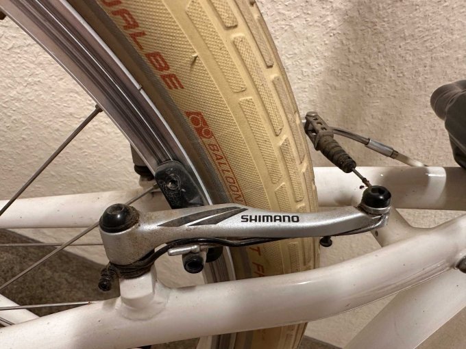 Fahrrad Bulls Sturmvogel Detailansicht Felgenbremse hinten