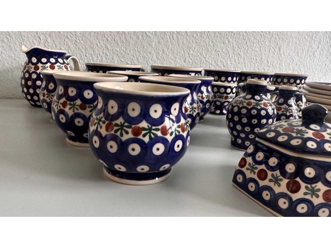 Bunzlauer Keramik Set - Gesamtansicht Detail