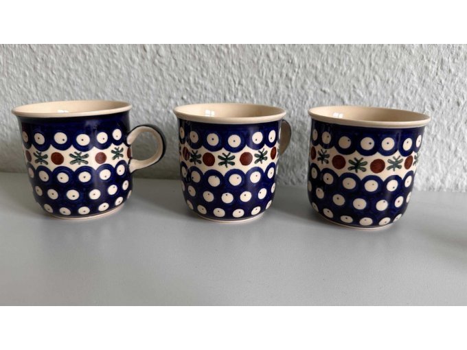 Bunzlauer Keramik Set - 3 große Tassen