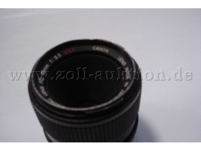 Die Eidellung am Objektivrand.