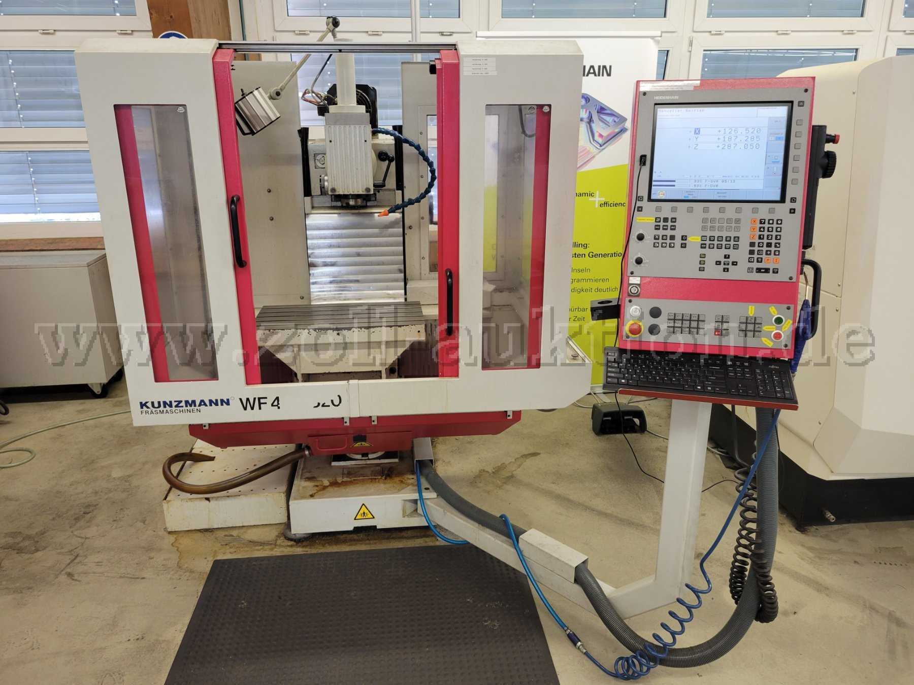CNC-Fräsmaschine Kunzmann WF 4/3 - Ansicht Front