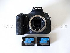 1 Canon EOS 60D Body mit 2 Akkus, gebraucht