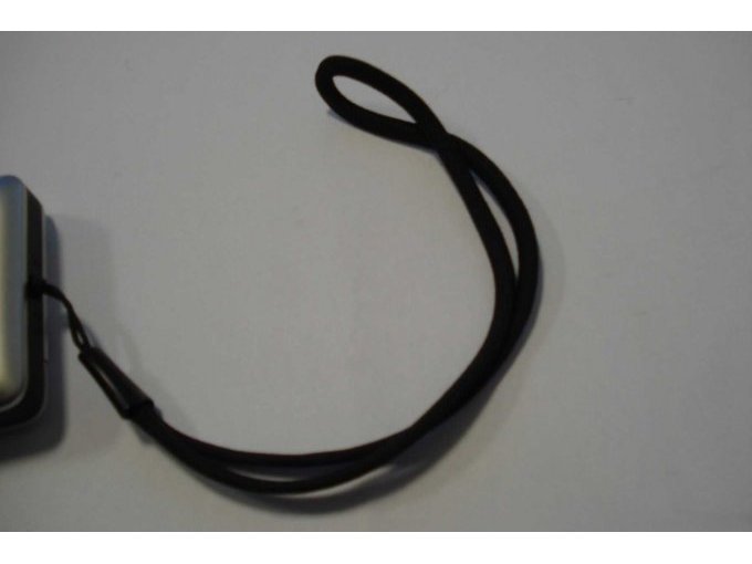 Die Trageschlaufe an der Canon.