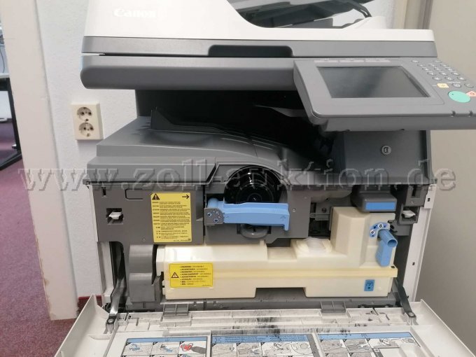 Geöffnetes Druckfach