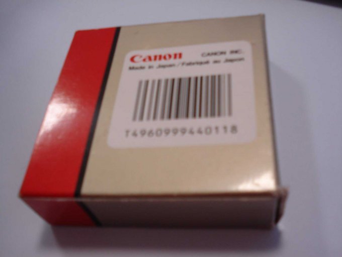 Original Aufbewahrungschachtel der Canon LENS HOOD BW-58C Gegenlichtblende.