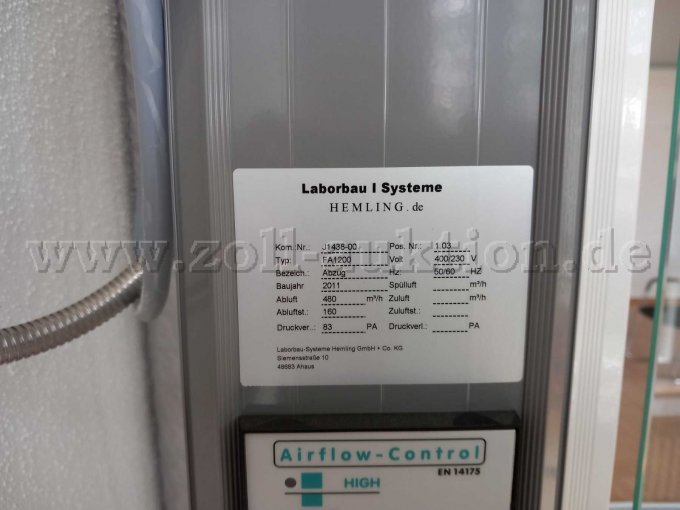 Chemieschrank
Technische Daten