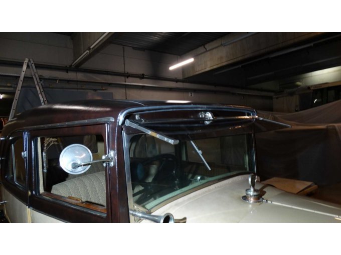 Chenard Walcker, Z2, Ansicht Sonnenblende Frontscheibe