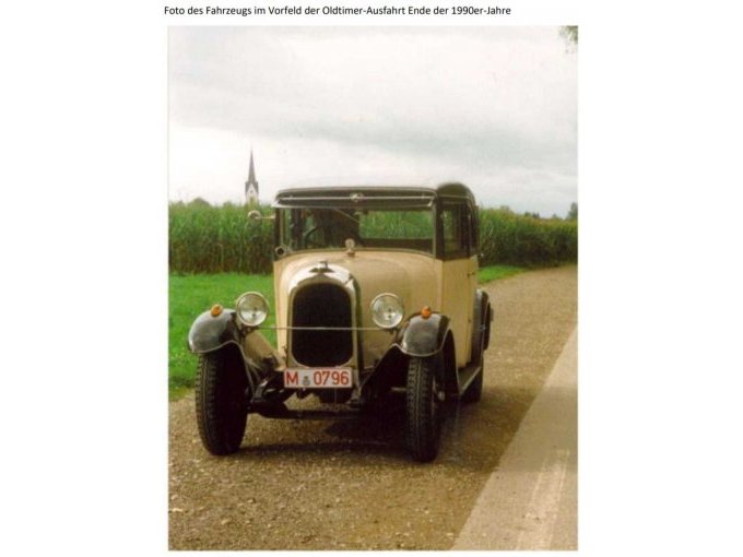 Oldtimer-Ausfahrt Ende der 1990er-Jahre