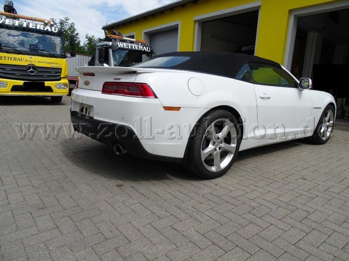 Chevrolet Camaro Cabrio V8 Ansicht von hinten rechts