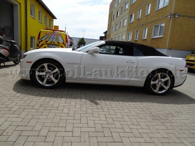 Chevrolet Camaro Cabrio V8 Ansicht von der Seite links