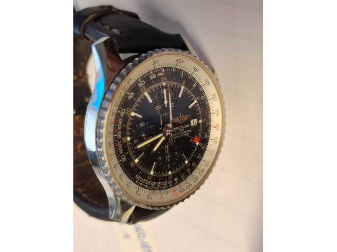 1 Chronograph "Breitling" Modell Navitimer World – foto 4 – kavel bij Zoll-Auktion, München