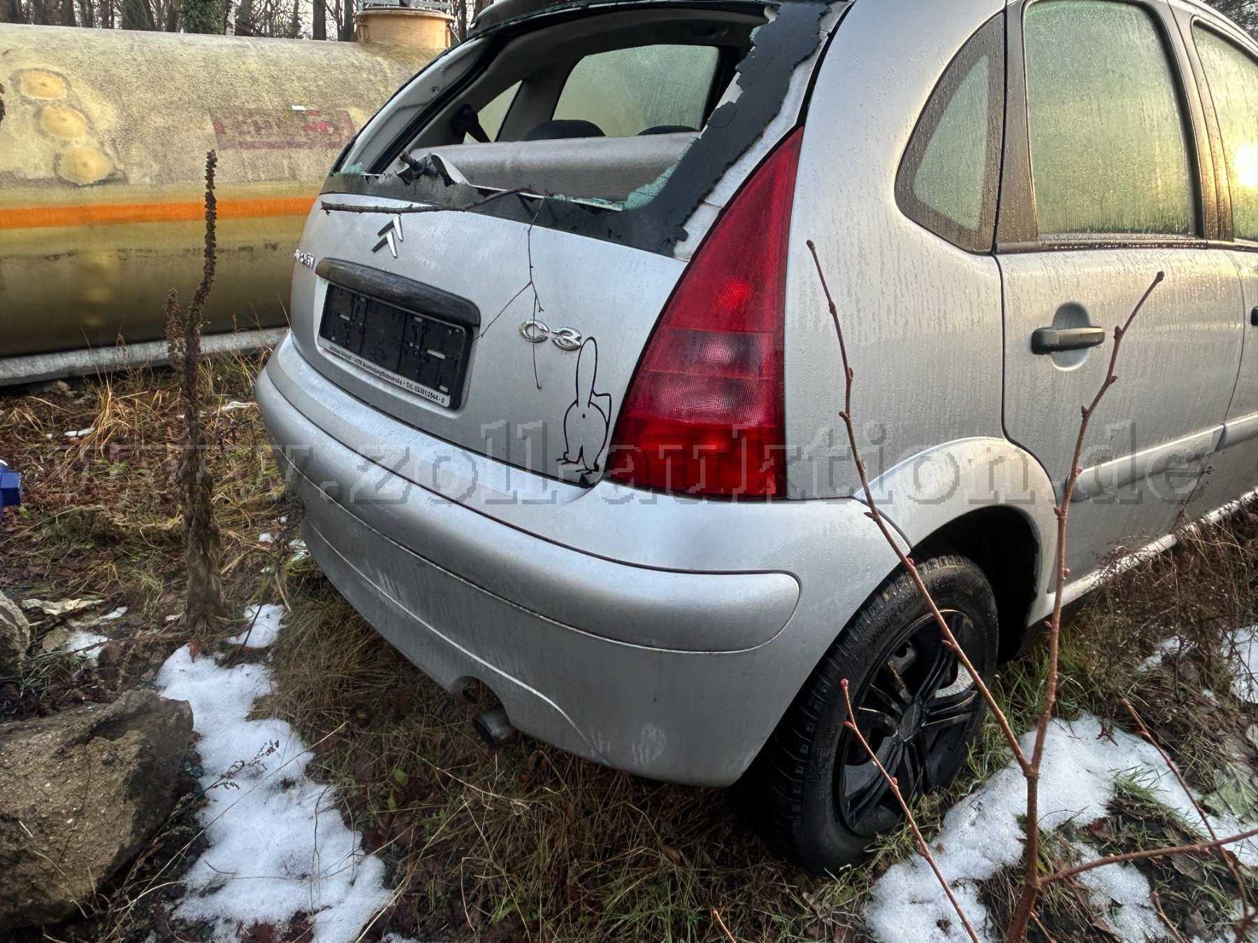 Heck mit Fensterschaden