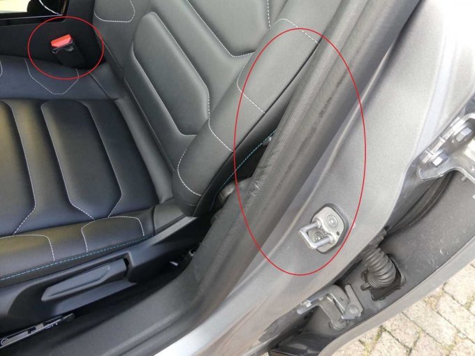 Beispiel-Schaden Gurtschloß und Dichtung