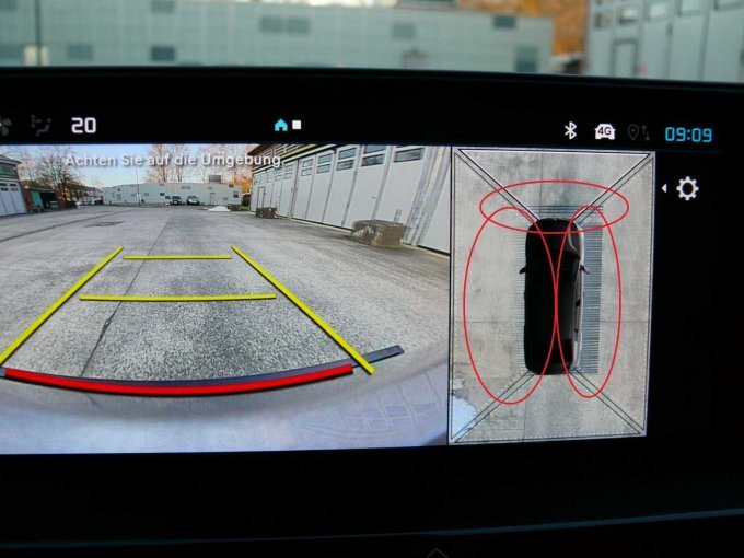 Beispielschaden Stelleweise Anzeigefehler Rückfahrkamera