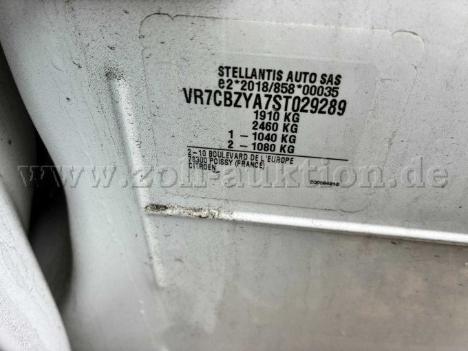 1 Citroen Elektromotor 113 ë-MAX 44 Kwh (Unfallschaden) – foto 9 – kavel bij Zoll-Auktion, Bielefeld