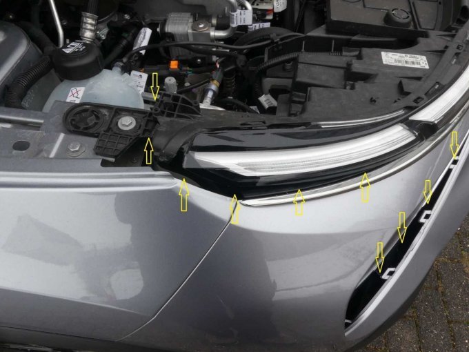 Unfallschaden vorne rechts