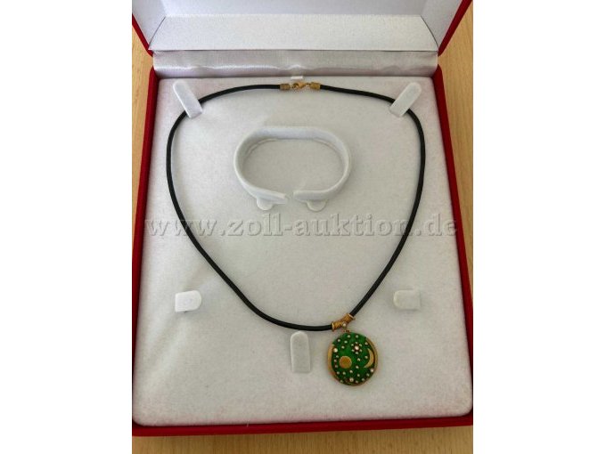 1 Collier mit Anhänger "Nebra" aus 585 Gold – foto 3 – kavel bij Zoll-Auktion, Freiburg im Breisgau