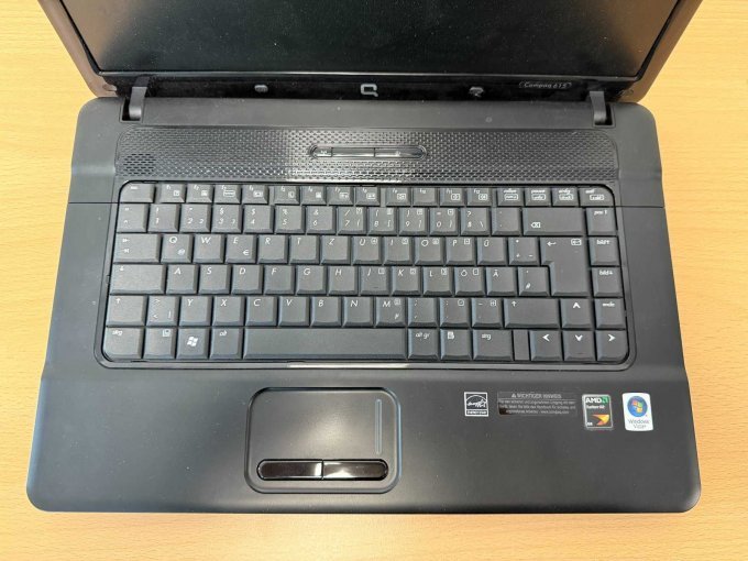 Compaq 615 – NX562EA – 15,6 Zoll (39,6 cm) geöffnet, Ansicht der Tastatur von oben