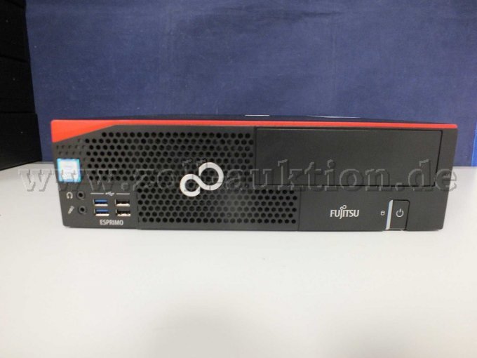 Vorderansicht Fujitsu Esprimo liegend