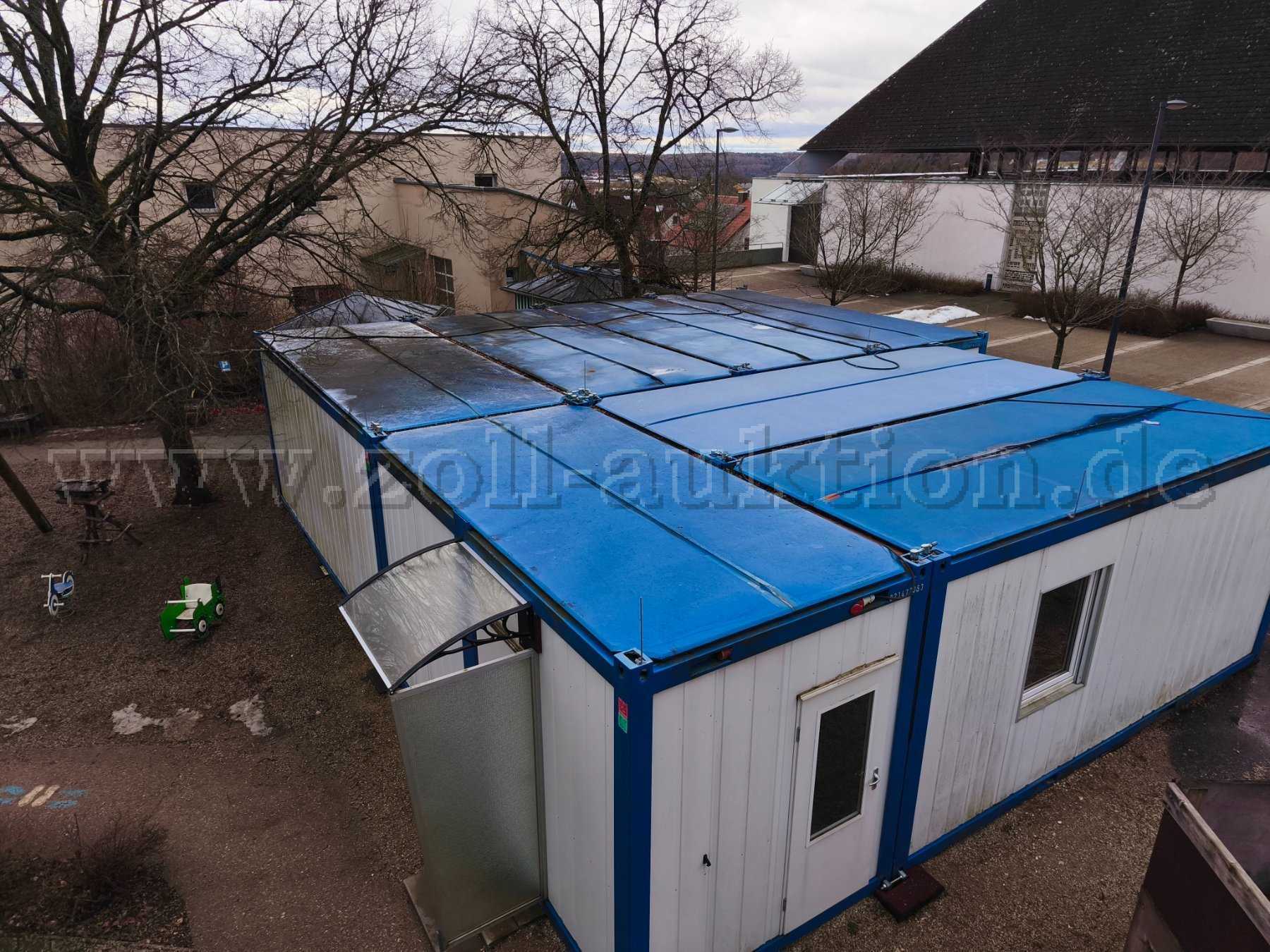 Draufsicht Containeranlage