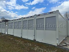 Außenansicht der Doppelcontainer.