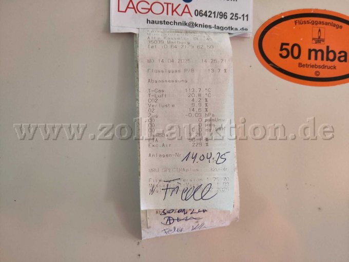 Ausdruck Abgasmessung