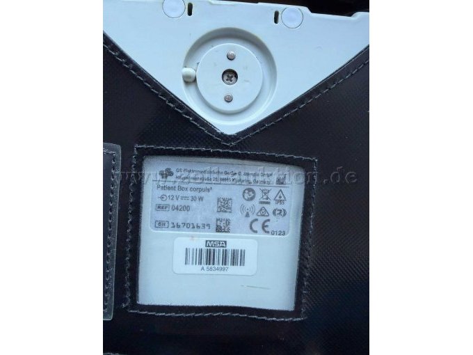 CE Typenschild Patientenbox