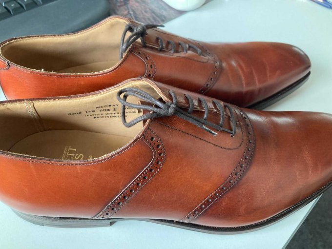 1 Crockett&Jones Herrenschuhe Gr. 10,5 braun – foto 6 – kavel bij Zoll-Auktion, Frankfurt am Main