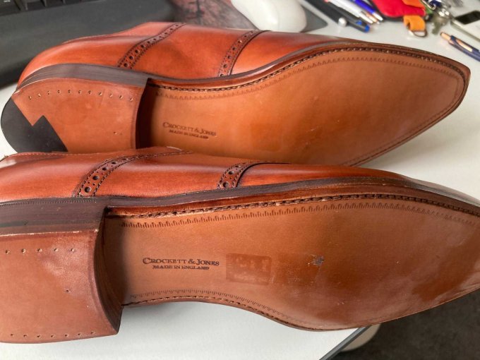 1 Crockett&Jones Herrenschuhe Gr. 10,5 braun – foto 7 – kavel bij Zoll-Auktion, Frankfurt am Main