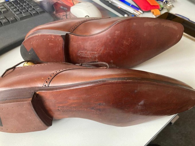 1 Crockett&Jones Herrenschuhe Gr. 9,5 braun – foto 7 – kavel bij Zoll-Auktion, Frankfurt am Main