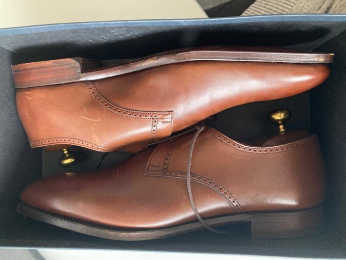 1 Crockett&Jones Herrenschuhe Gr. 9,5 braun – foto 3 – kavel bij Zoll-Auktion, Frankfurt am Main