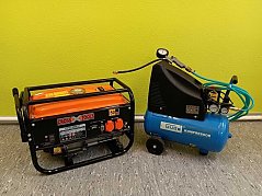 CrossTools Stromerzeuger + Güde Kompressor