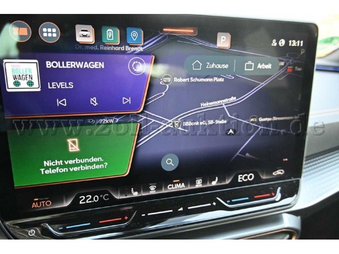 Ansicht Monitor Navigationsgerät