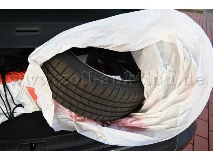 Ansicht Sommerkomplettradsatz (in Kofferraum liegend)