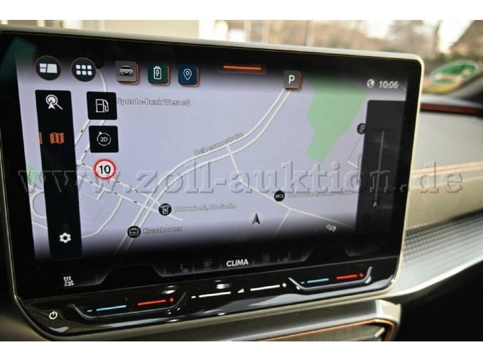 Ansicht Monitor Navigationsgerä