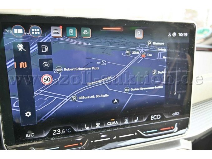 Ansicht Monitor Navigationsgerät