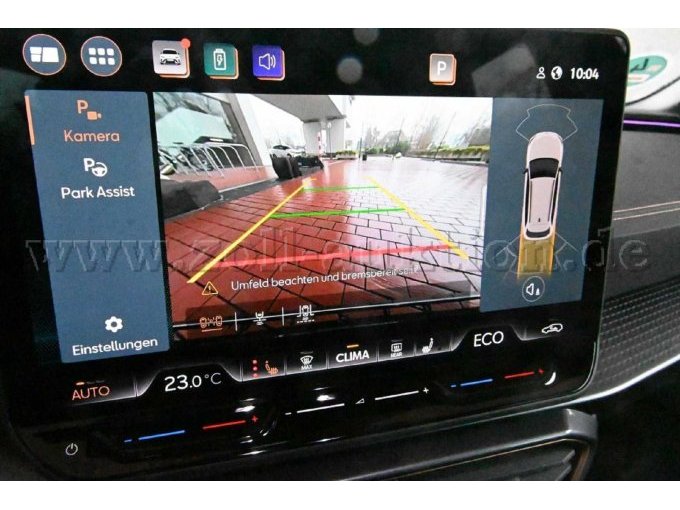 Ansicht Monitor Rückfahrkamera