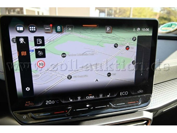 Ansicht Monitor Navigationsgerät