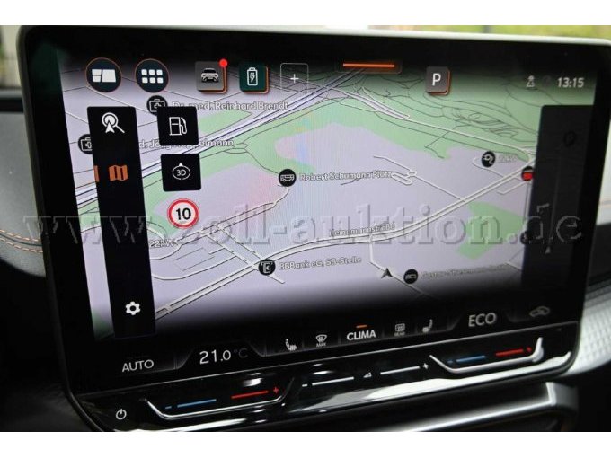 Ansicht Infotainment mit Navi