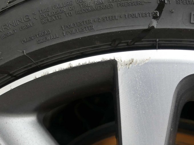 Beispiel Beschädigungen Felgen