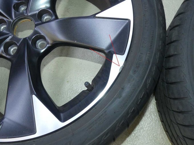 Felge der Sommerbereifung